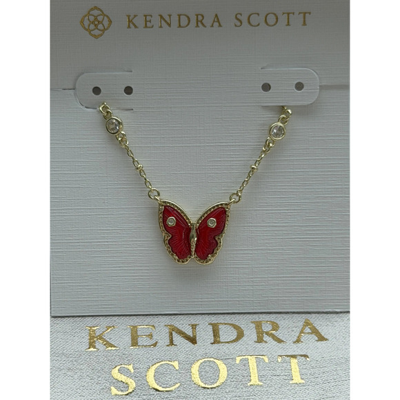 Kendra Scott Jewelry - Kendra Scott Red Butterfly Necklace
